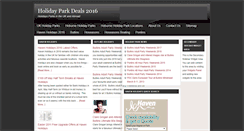 Desktop Screenshot of holidayparkdeals.co.uk